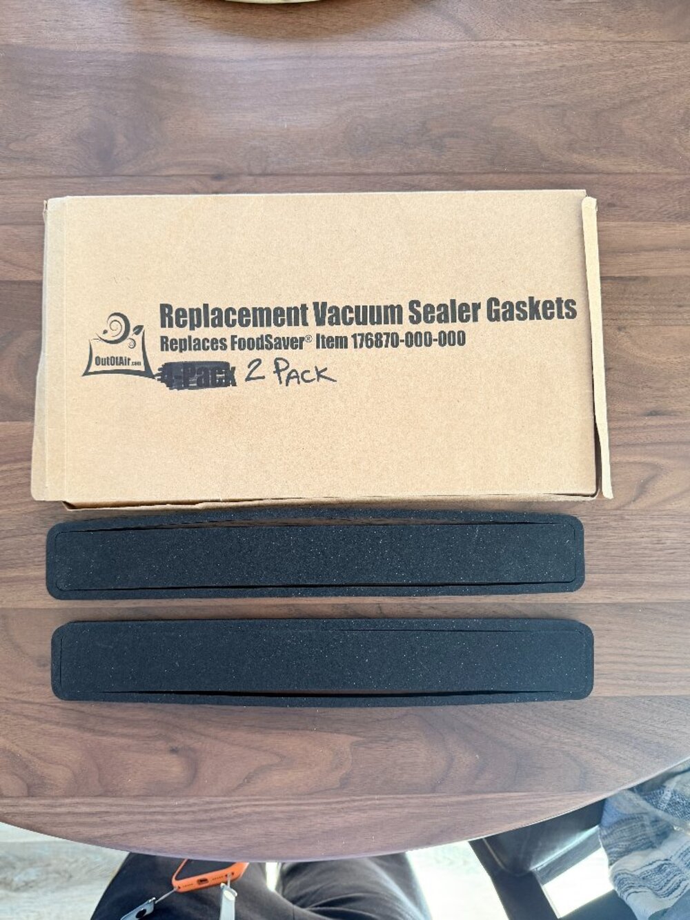 FoodSaver Vacuum Sealer Gasket Replacement 2 Pack New